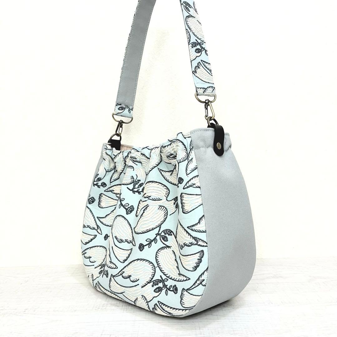 ミナペルホネン　ハンドメイド　ショルダーバッグ　following day