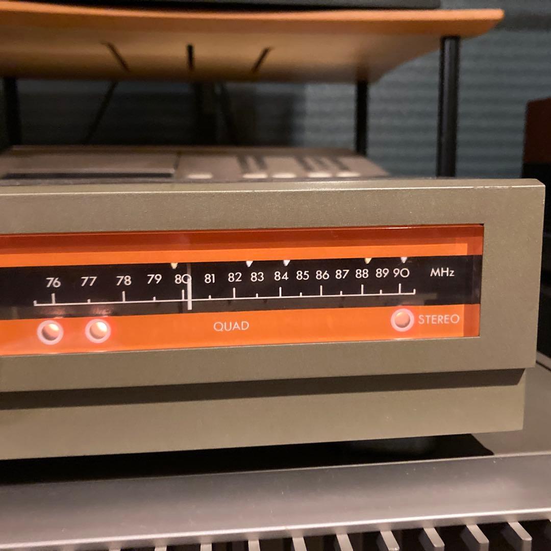 希少名機 英国QUAD FM3 FMチューナー日本バンド仕様ステレオ受信確認済み