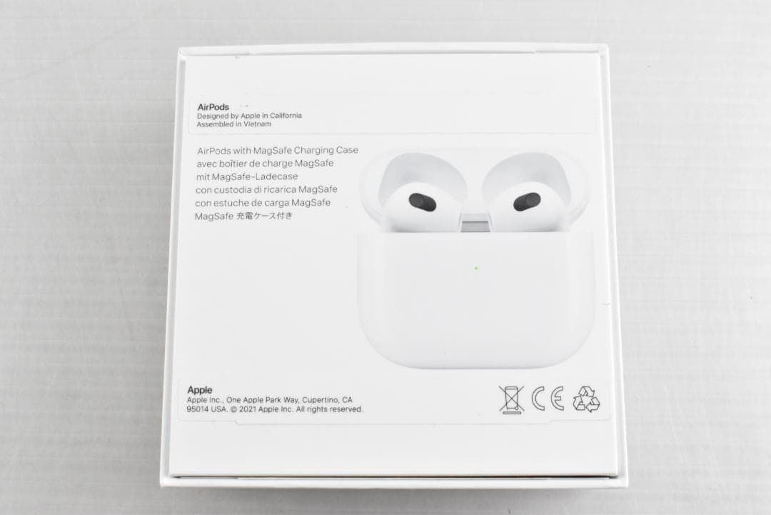 B394【美品】AirPods イヤホン (第3世代) MME73J/A