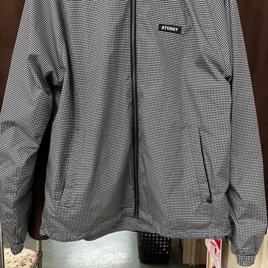 松 STUSSY チェック柄 ナイロンジャケット Mサイズ