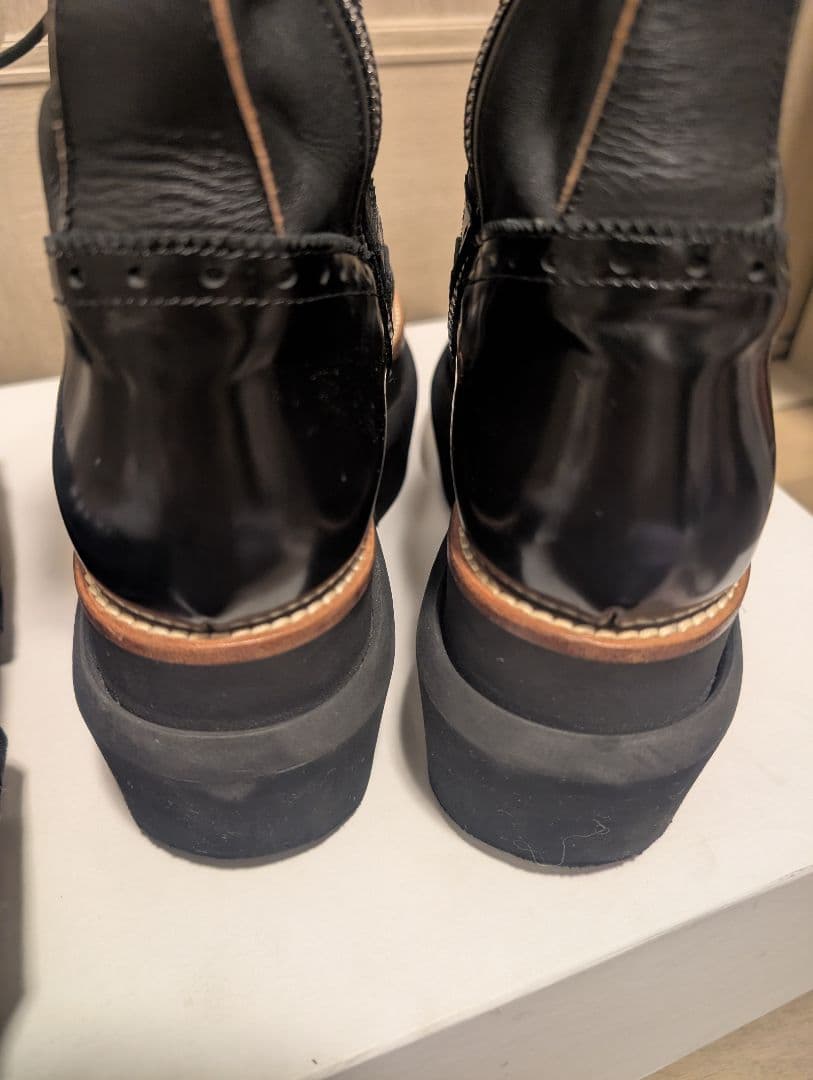 値下不可sacai wingtip engineer sock boots 37