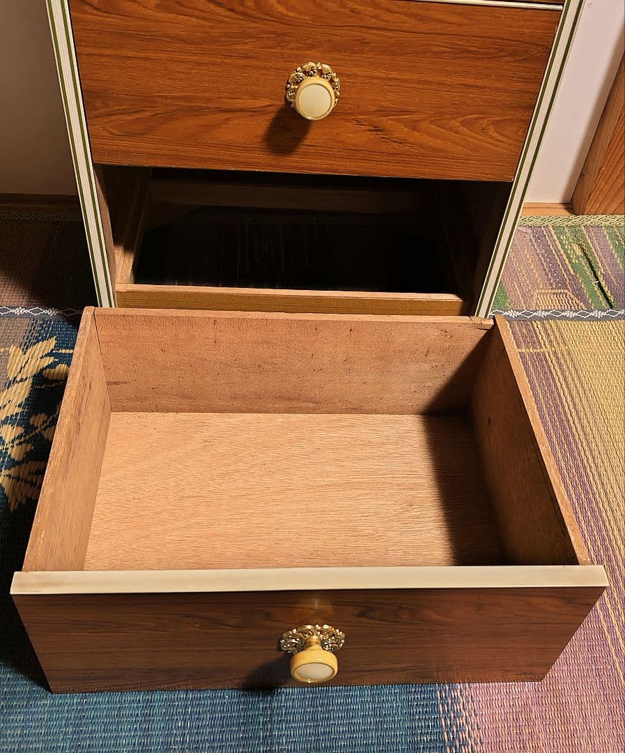 木製　5段引き出し　93cm　箪笥　昭和レトロ　アンティーク