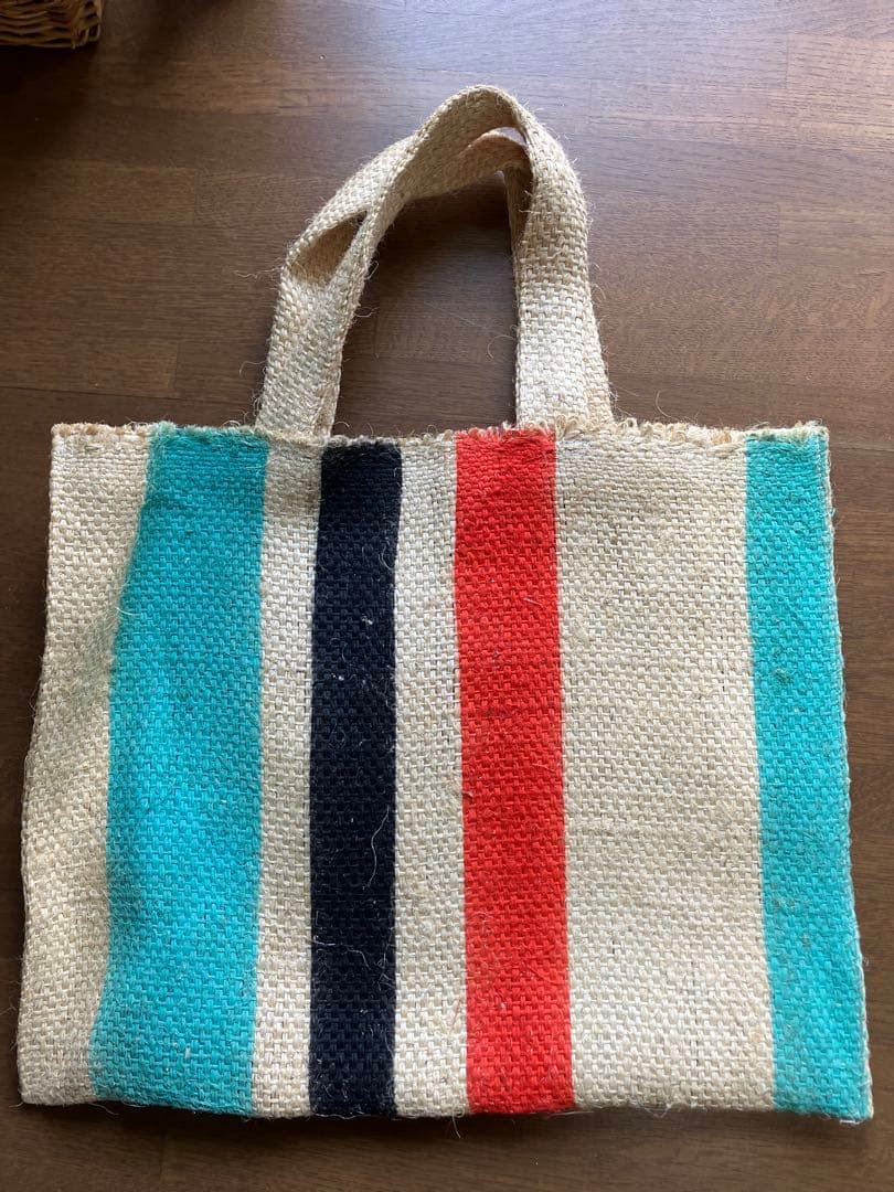 MARNI マーケット麻バッグ 保存袋付き