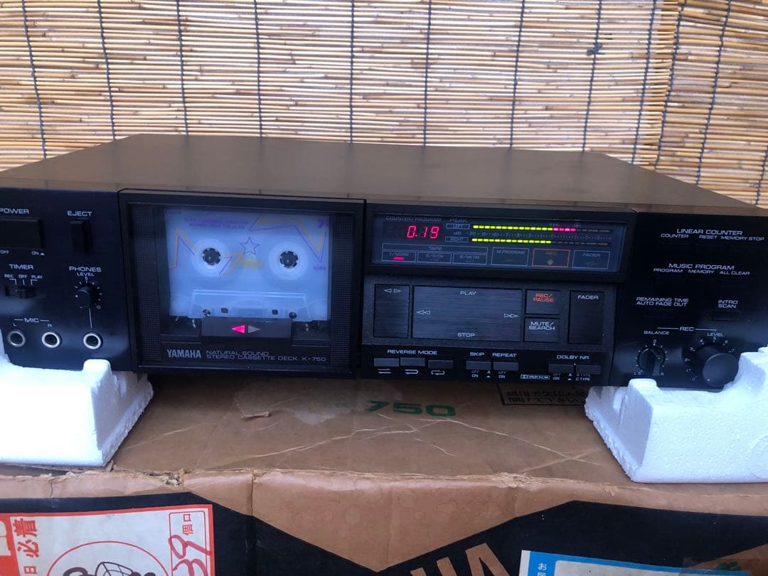 完動作品 美品 YAMAHA カセットデッキ K-750