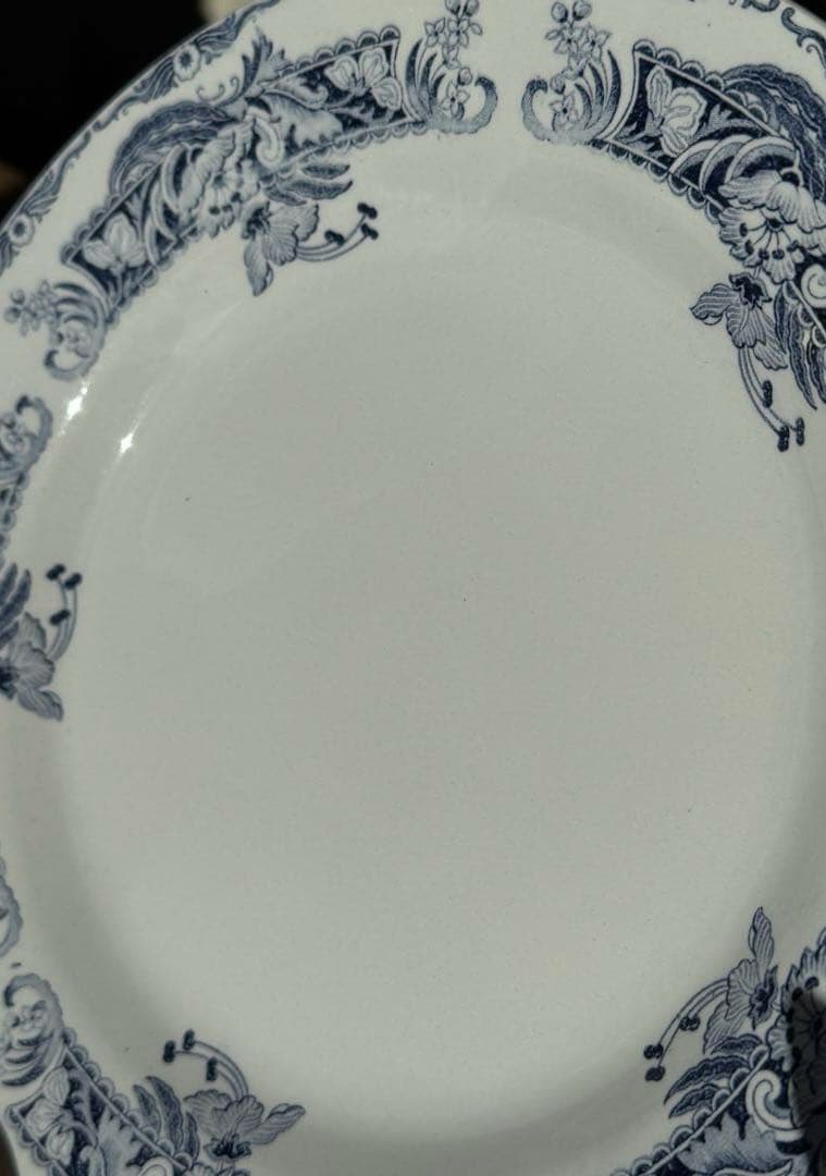 フランス　アンティーク　クレイユモントロー　『Ceylan 』シリーズ　平皿