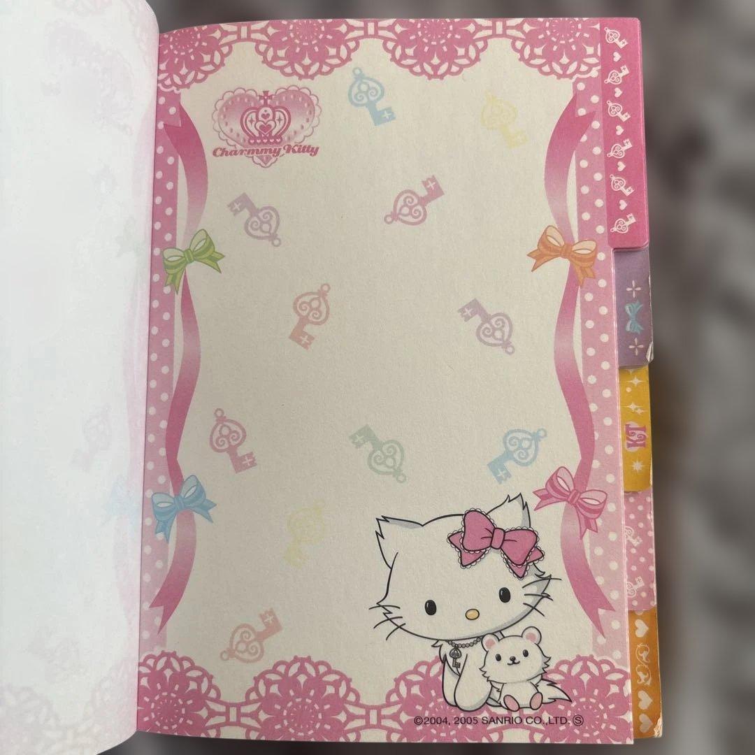 【レア】サンリオ チャーミーキティ メモ帳 メモパッド ティアラ 平成レトロ