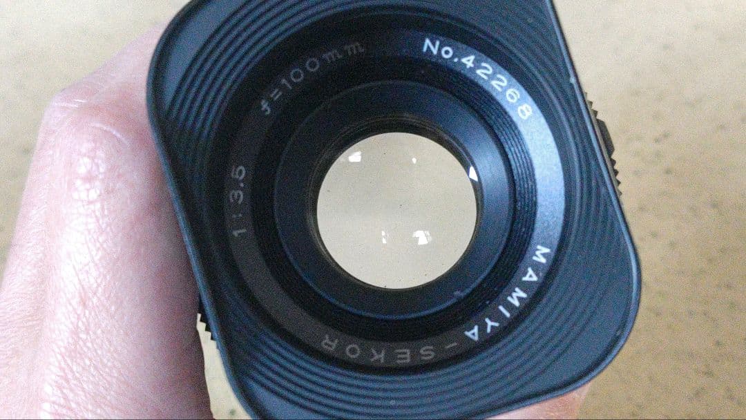 マミヤユニバーサルプレス実写済み100mm/3.5、6×7.6×9ホルダーセット