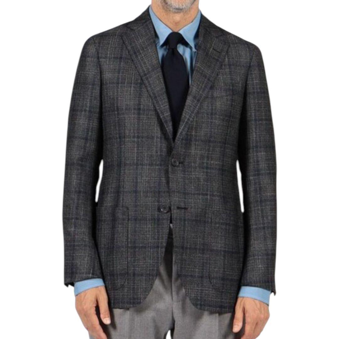 【未使用級】トゥモローランド ウールカシミヤシルク テーラードジャケット 52S