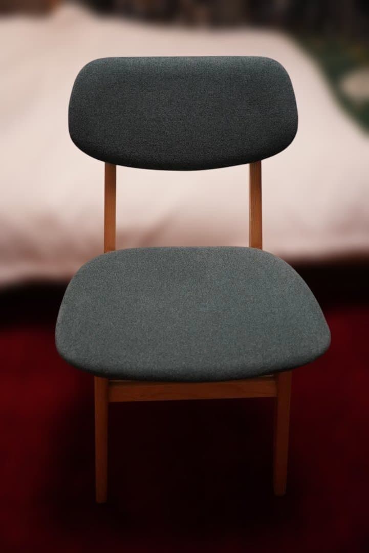 NOCE RY42 ダイニングチェア（ナチュラル/ダークグリーン）