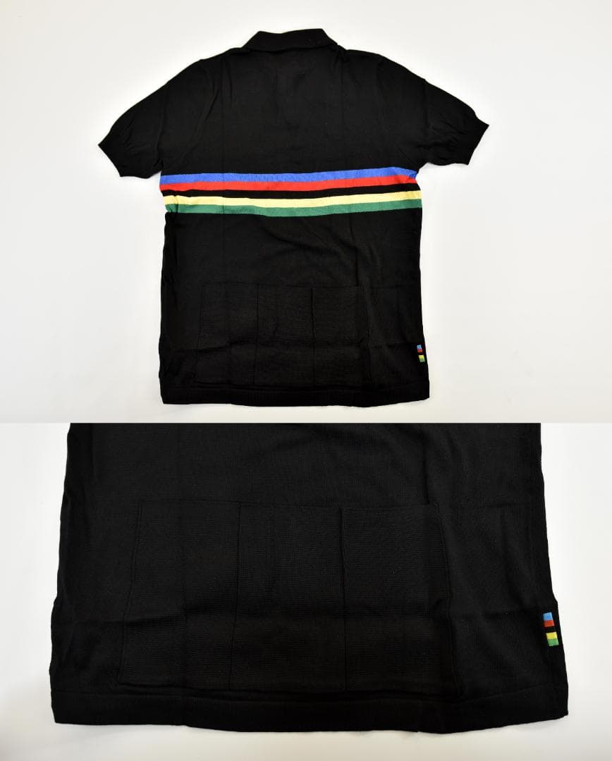 De Marchi Campione サイクリングポロシャツ size:M 黒