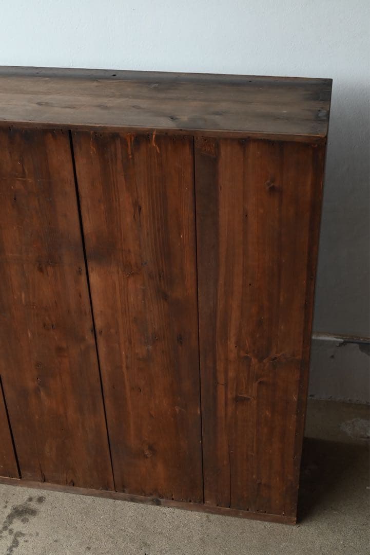 最終値① 店舗什器 引出 古家具 古道具 古美術 骨董 アンティーク 箪笥 抽斗