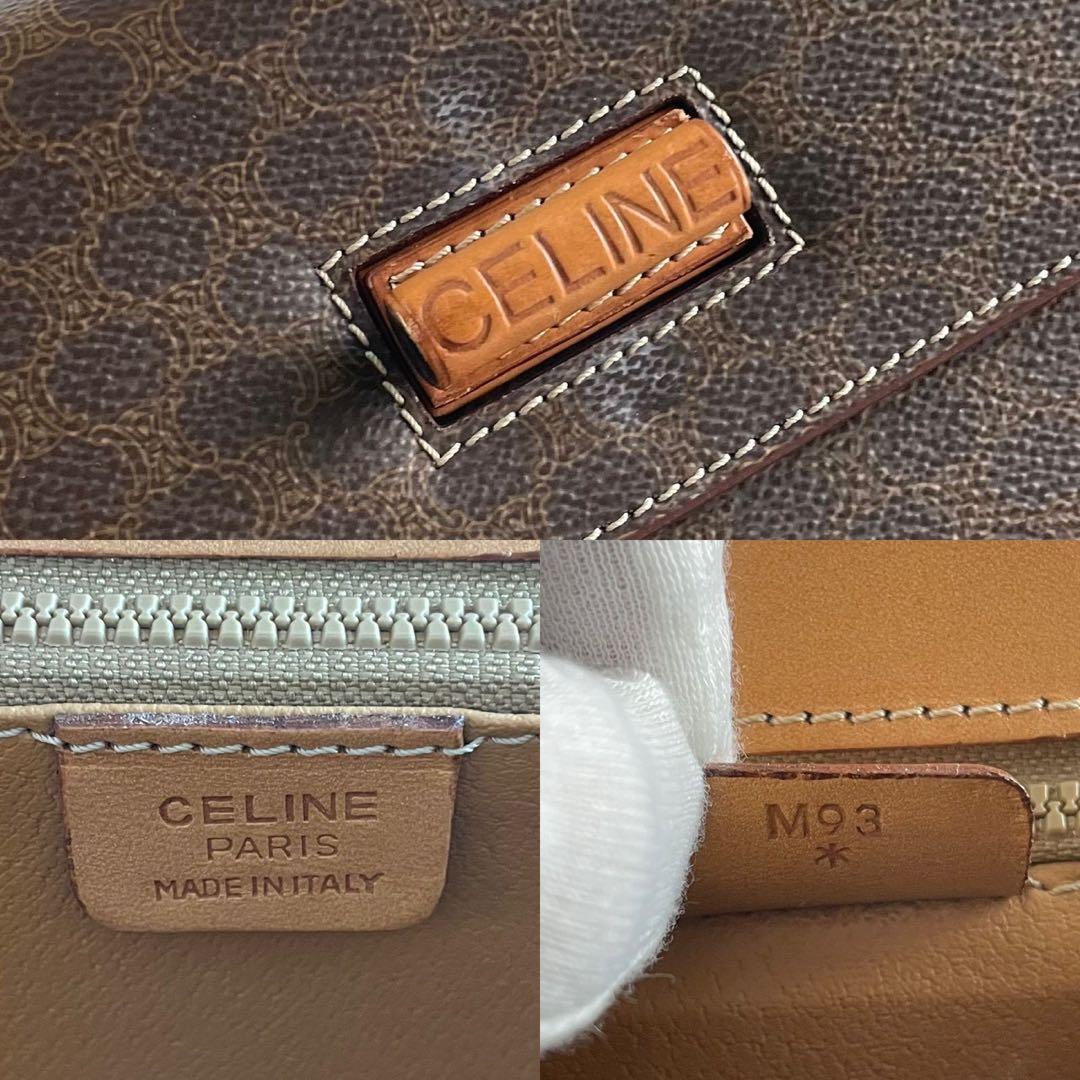 希少美品 CELINE セリーヌ マカダム ターンロック トートバッグ