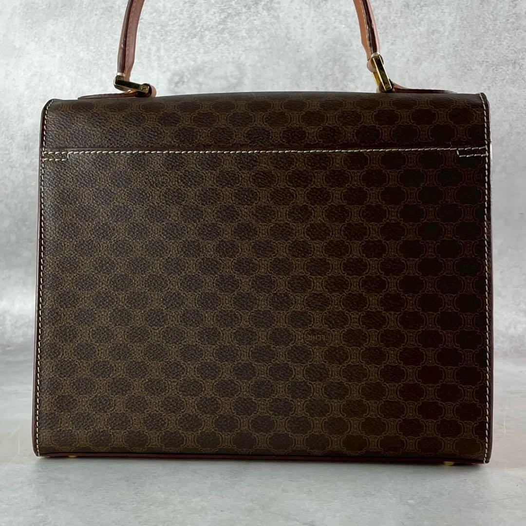 希少美品 CELINE セリーヌ マカダム ターンロック トートバッグ