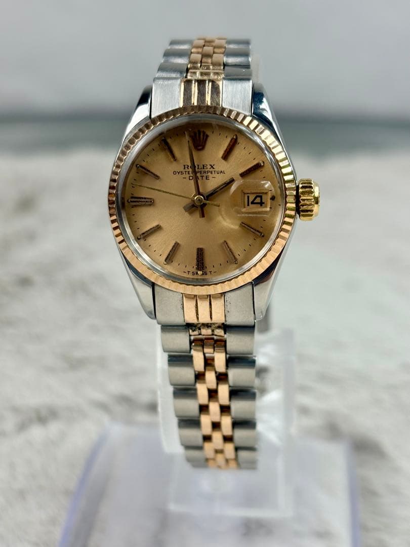 OHロレックス ROLEX Ref.6517オイスターパーペチュアルYG+SS