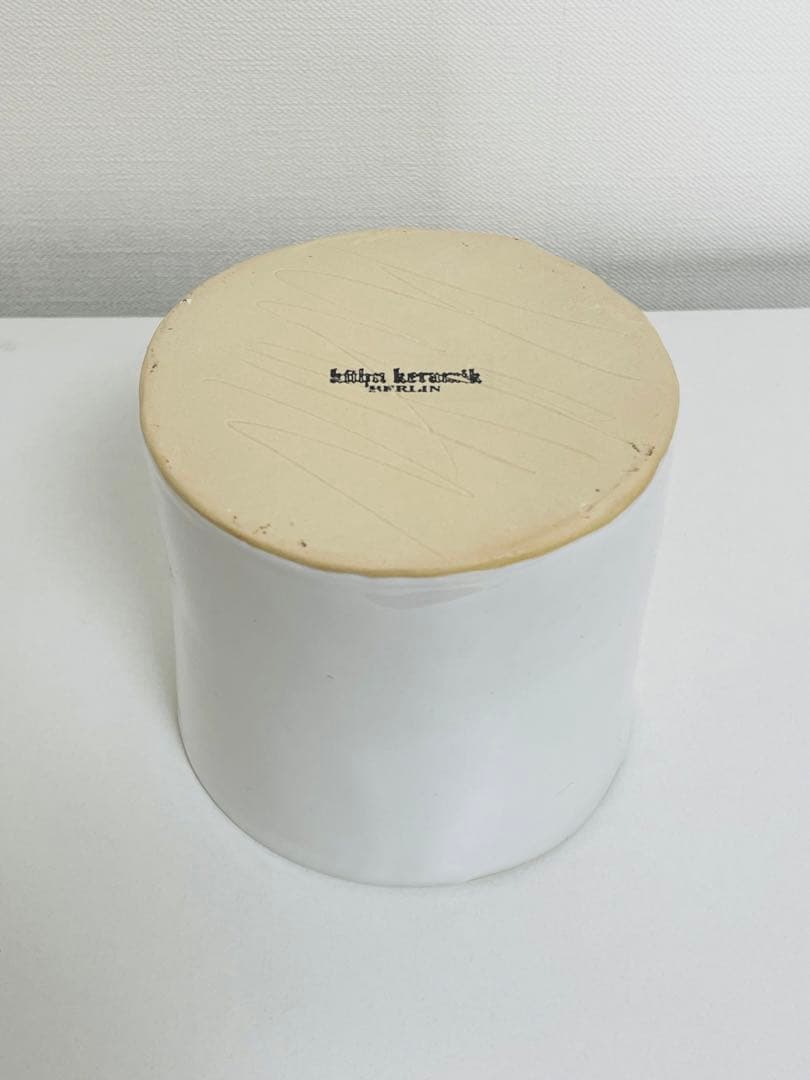 未使用kuhn keramik クーンケラミック ジャー プランツポット カップ