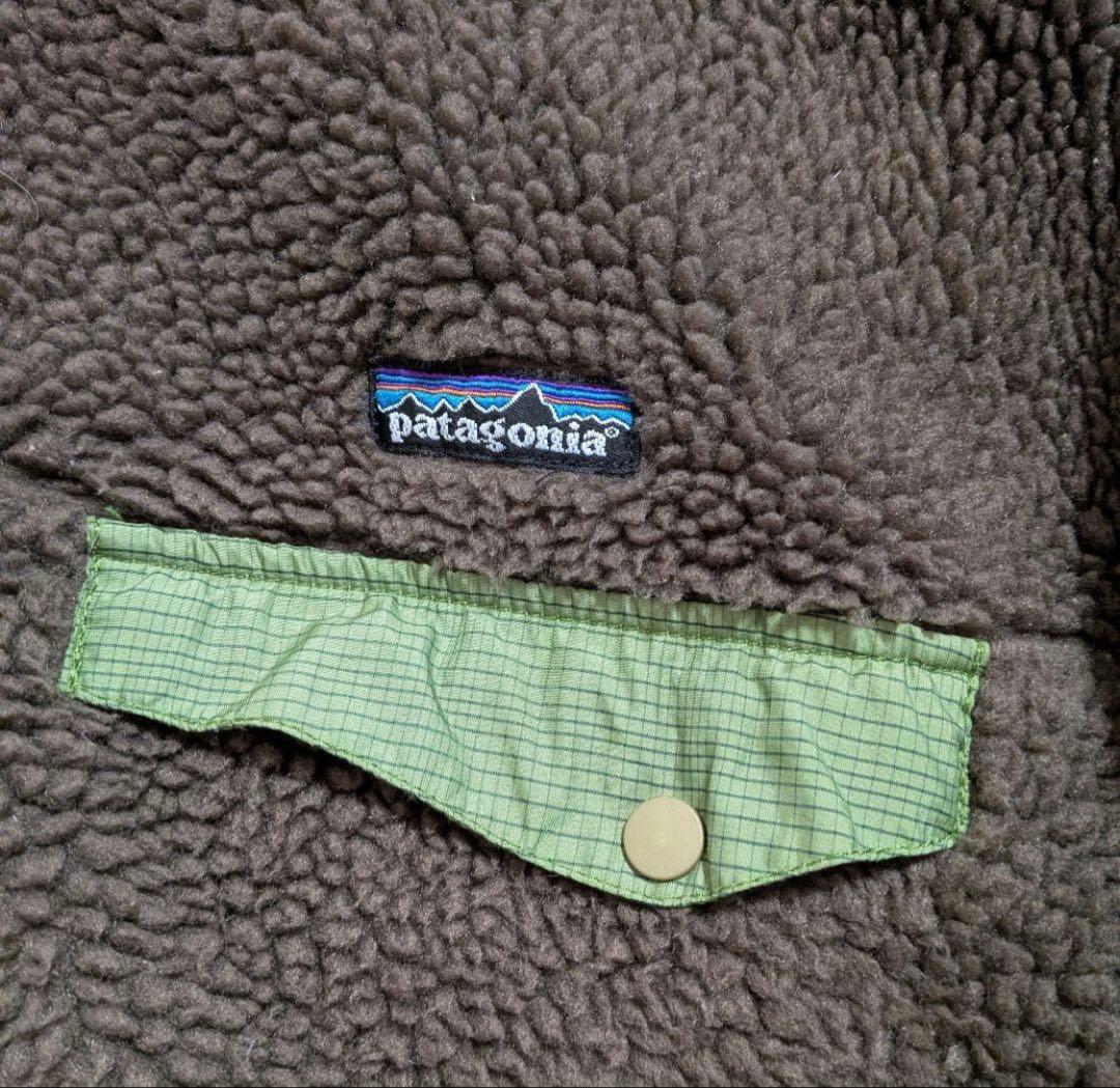 美品　パタゴニア　スナップT　グリセード　リバーシブル