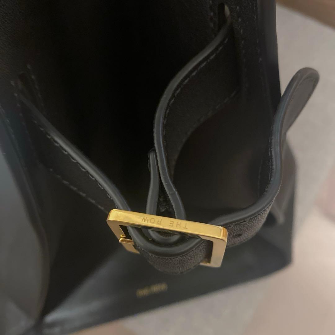 THE ROW マルゴー15 バッグ　サドルレザー　ブラック