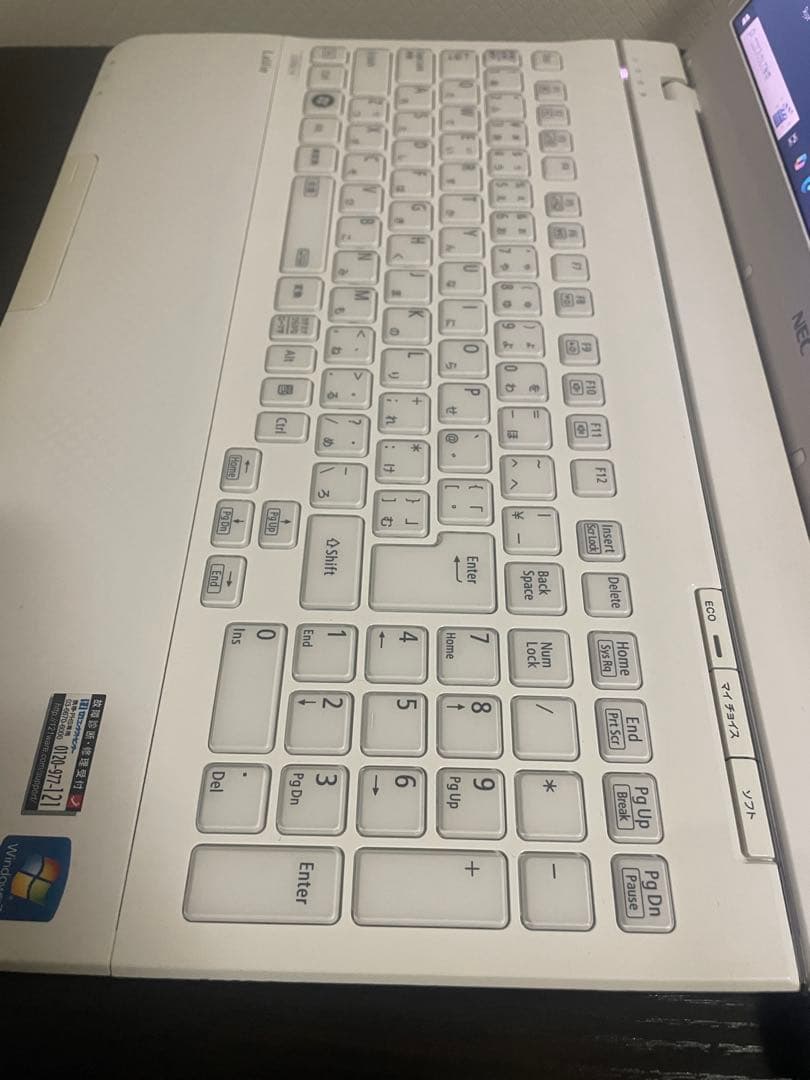 大容量NEC core i7 Win10メモリ8GB SSD512GB