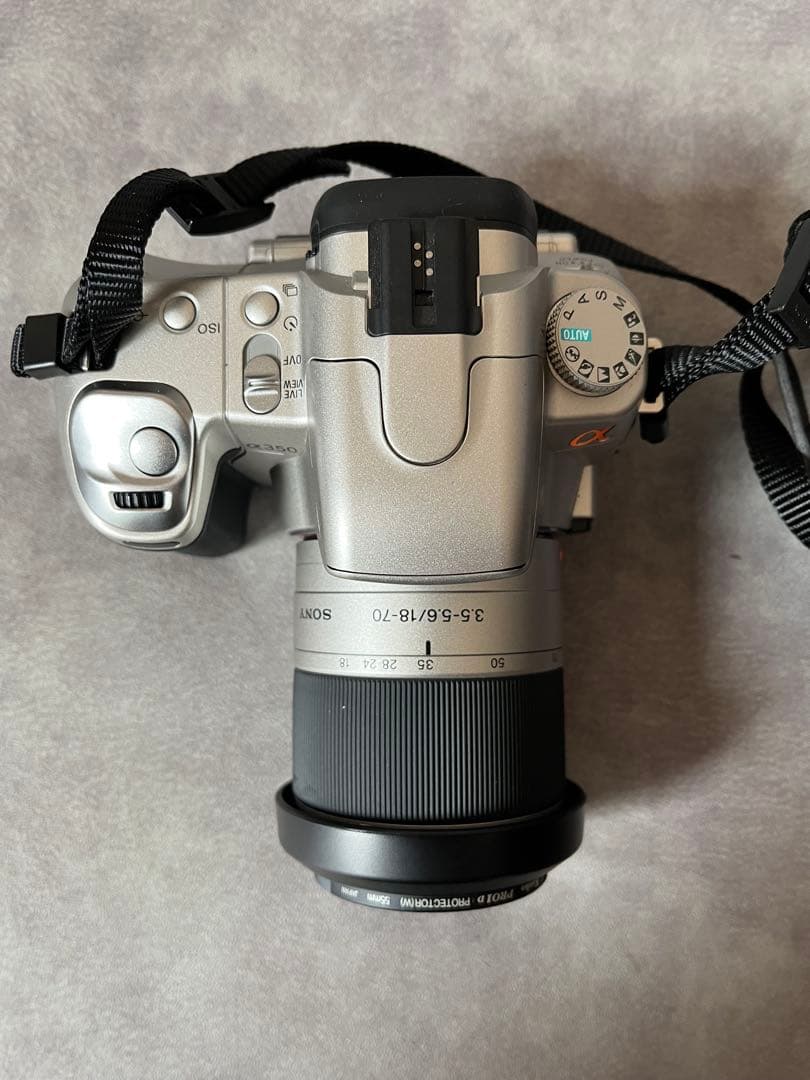 SONY α350 レンズキット CFカード16GB 電池2個 充電器 即使用可