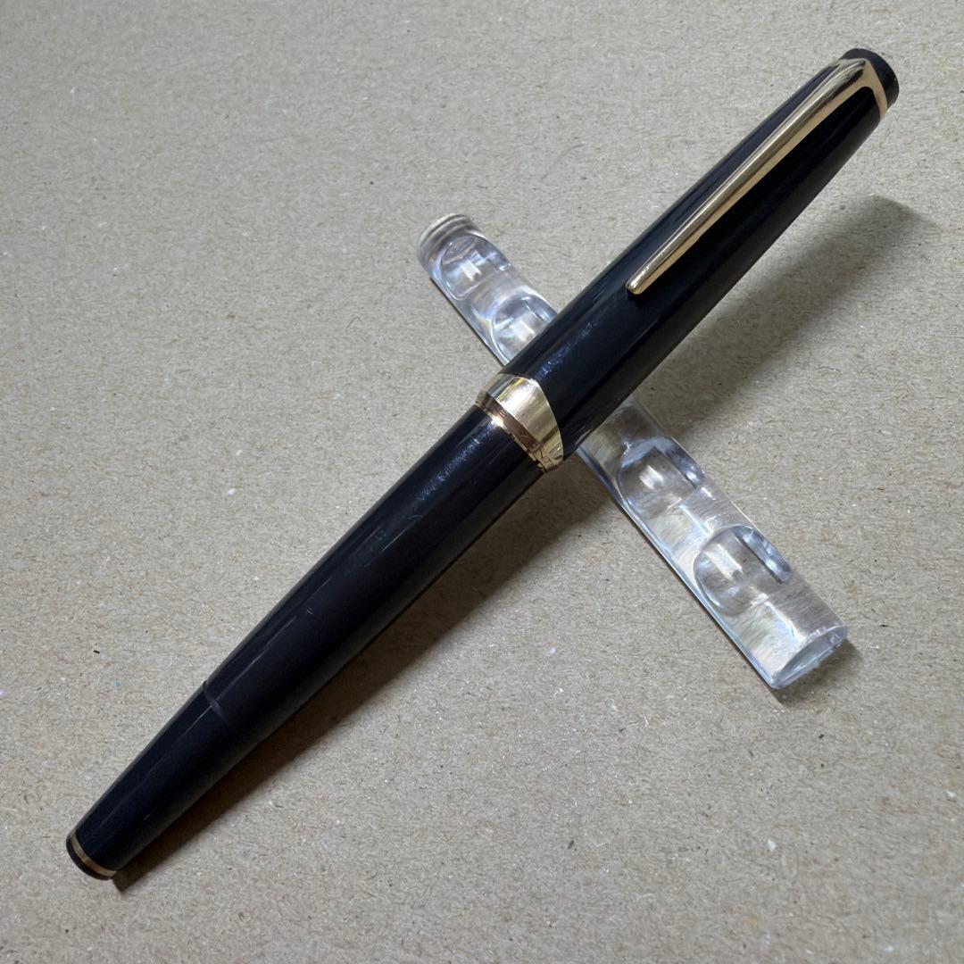 廃盤 MONTBLANC モンブラン No.12 万年筆 グレー 18k 吸引式