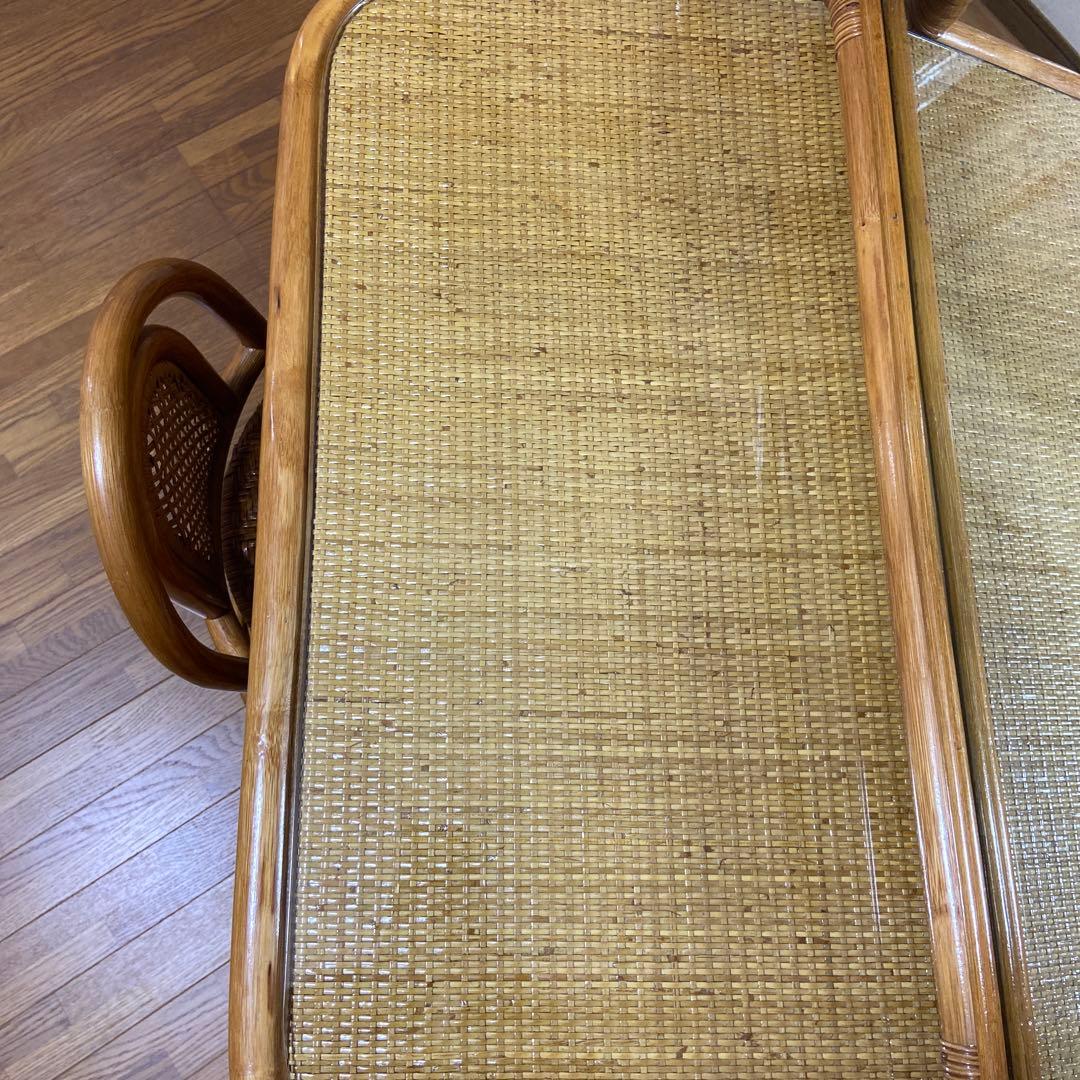 ラタン／籐／ドレッサー／鏡台／ビンテージ 椅子はつきません