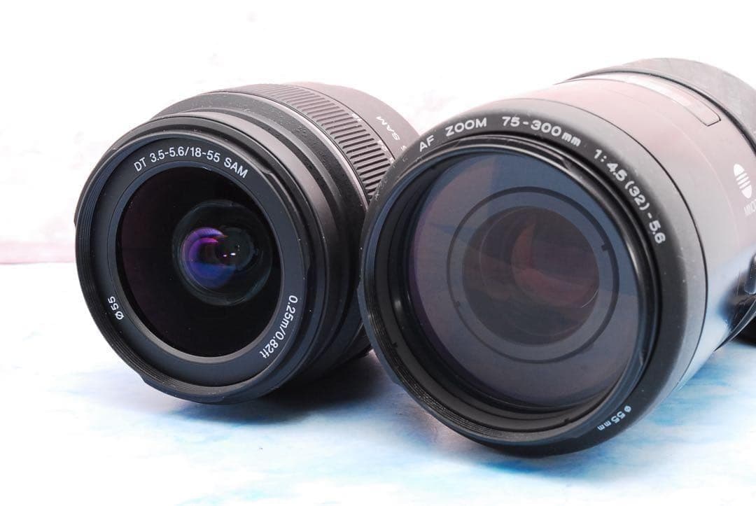 高速連写＆高画質★ソニー α65★一眼レフカメラ★超望遠レンズ付Wレンズ