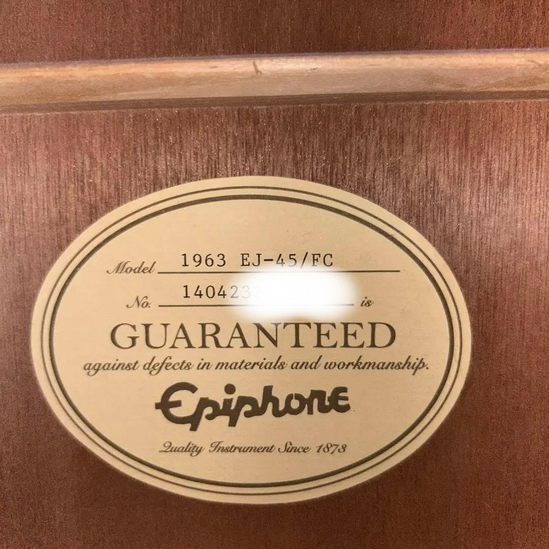 Epiphone EJ-45 FC アコースティックギター