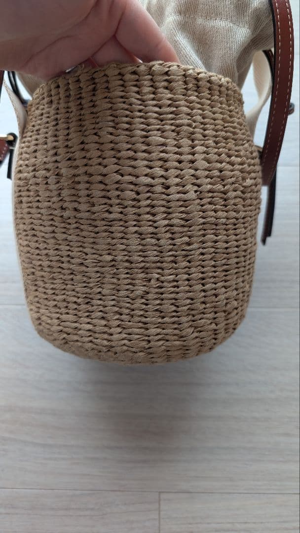 Chloé バケツ型かごバッグ