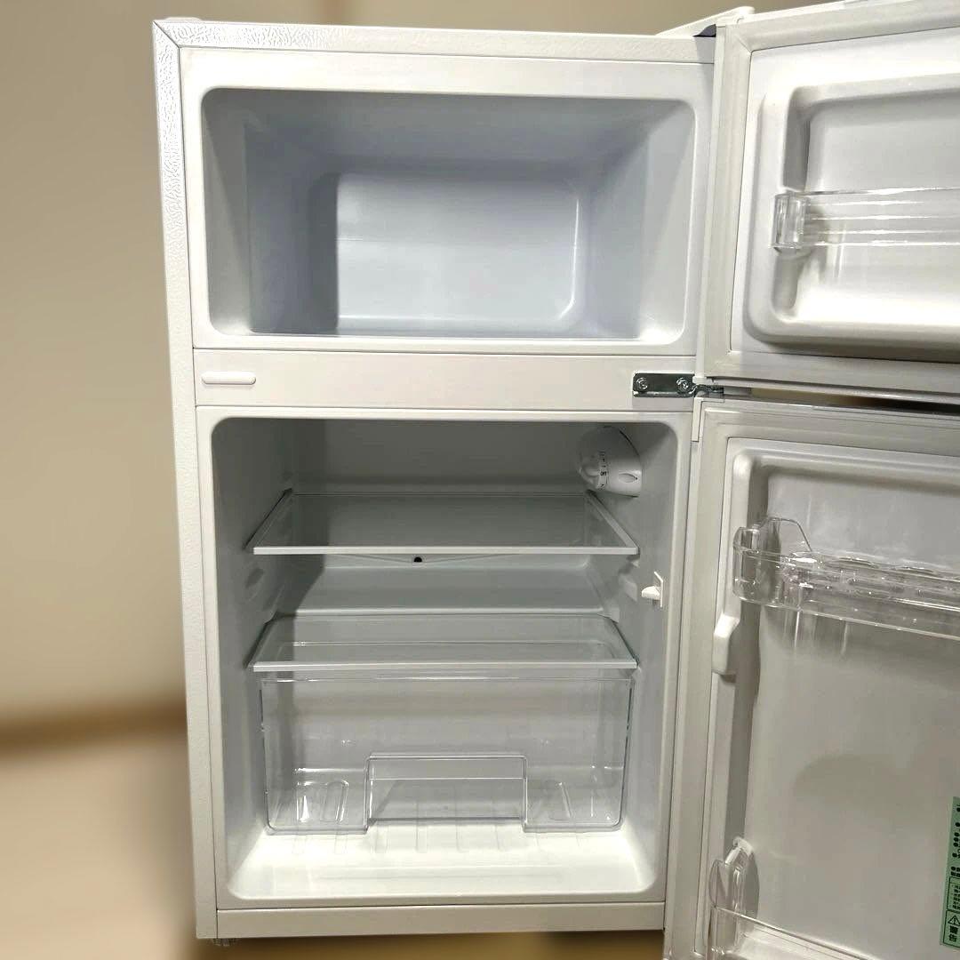 冷蔵庫 冷凍庫 小型 2ドア 87L ホワイト アイリスオーヤマ