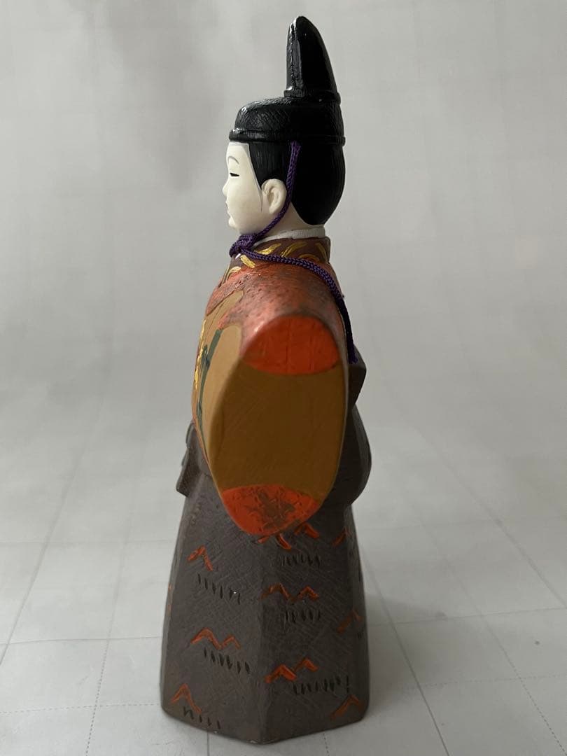 陶器製雛人形セット 男雛と女雛