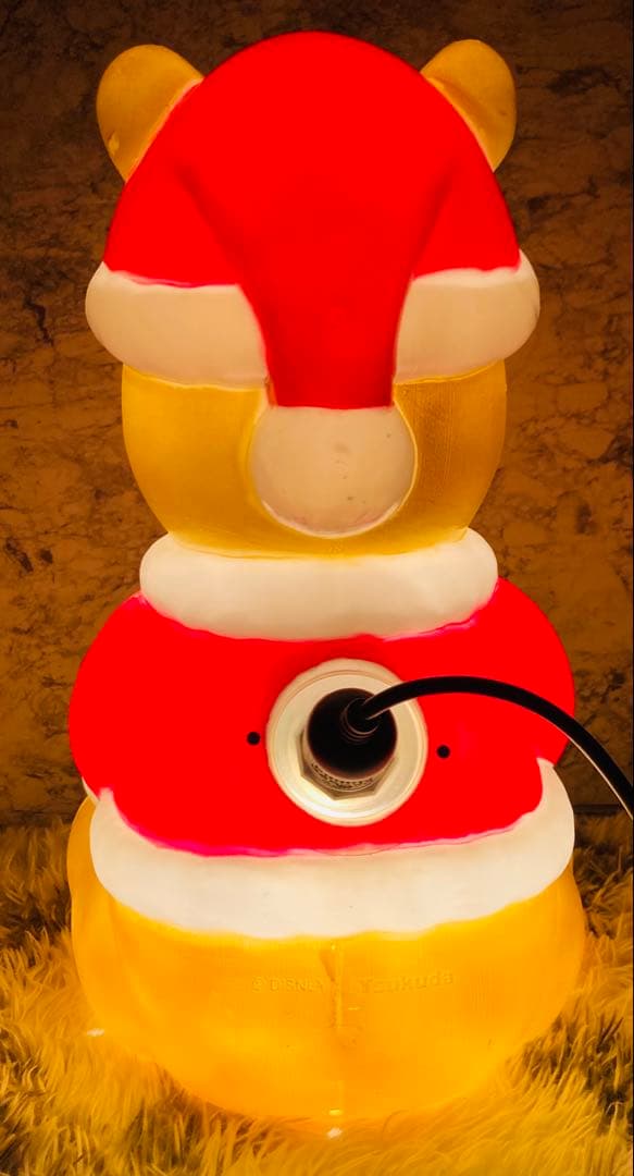 ✨ 希少！　屋外可！ プーさん サンタ イルミネーション ２点セット ✨