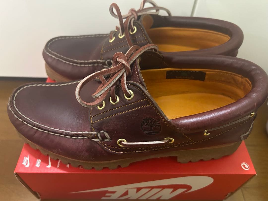 Timberland バーガンディ 3eye 26.5cm