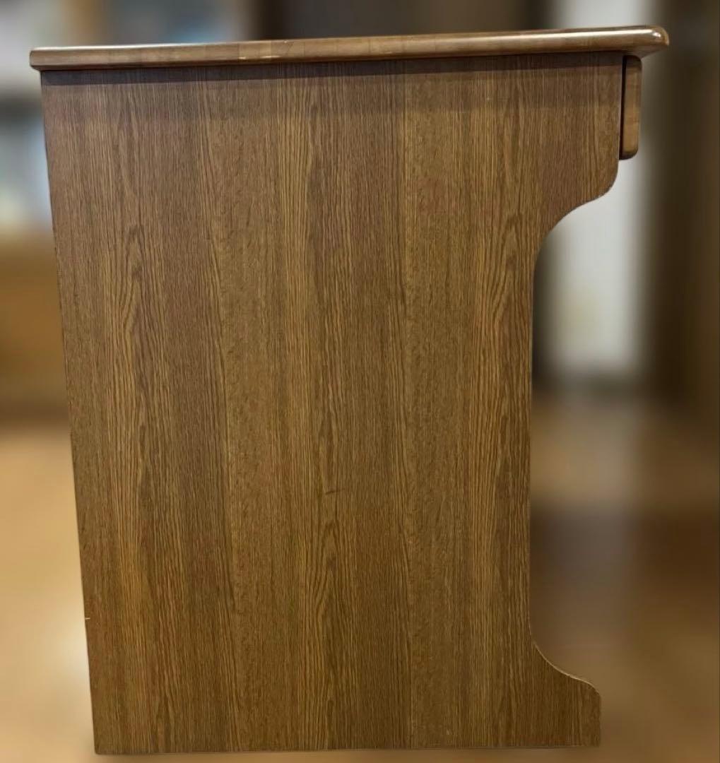 学習机　事務机　パソコンデスク　書斎机　引出し付　木製