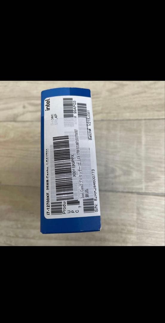 新品未開封　Intel Core i7-12700KF 第12世代