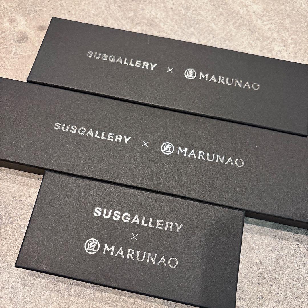 SUSGALLERY × MARUNAO 木製箸スプーン箸置きセット