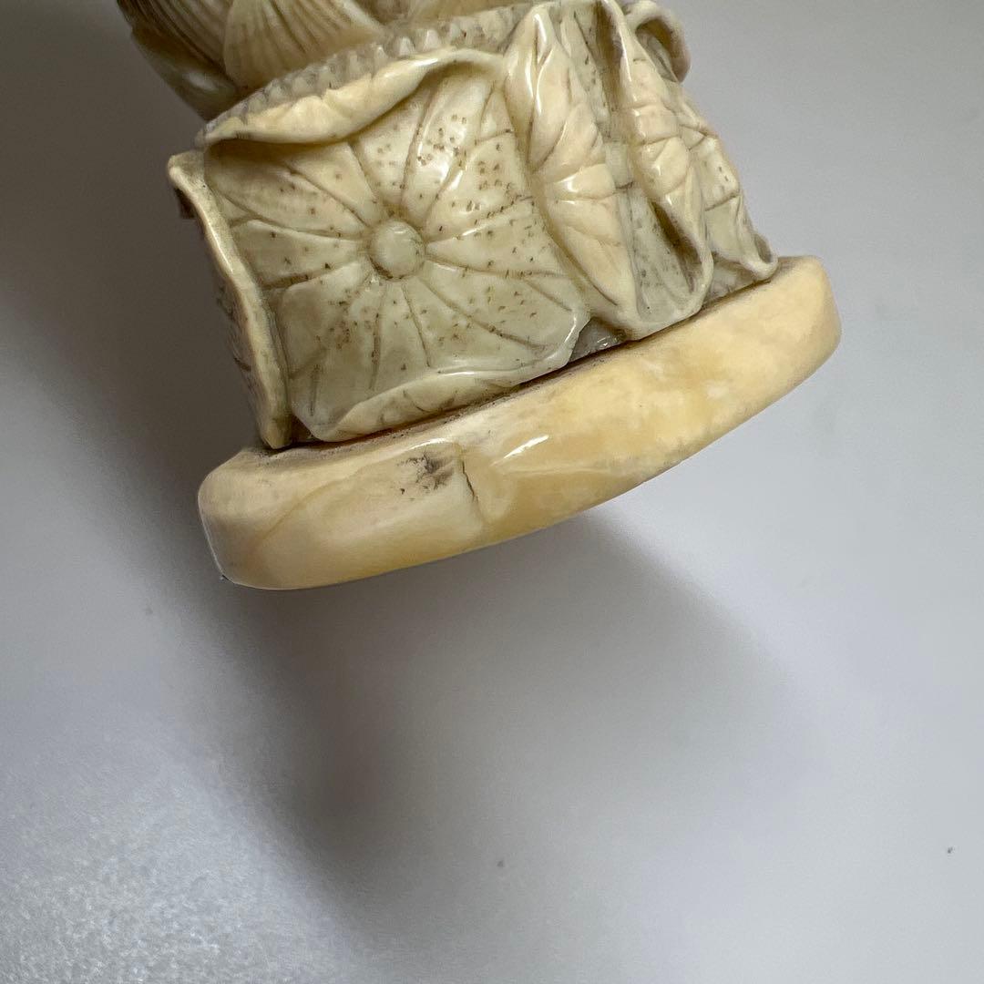 専用　本抹香鯨歯　仏像　54g 東Y8-0108☆2Fトヒチサ