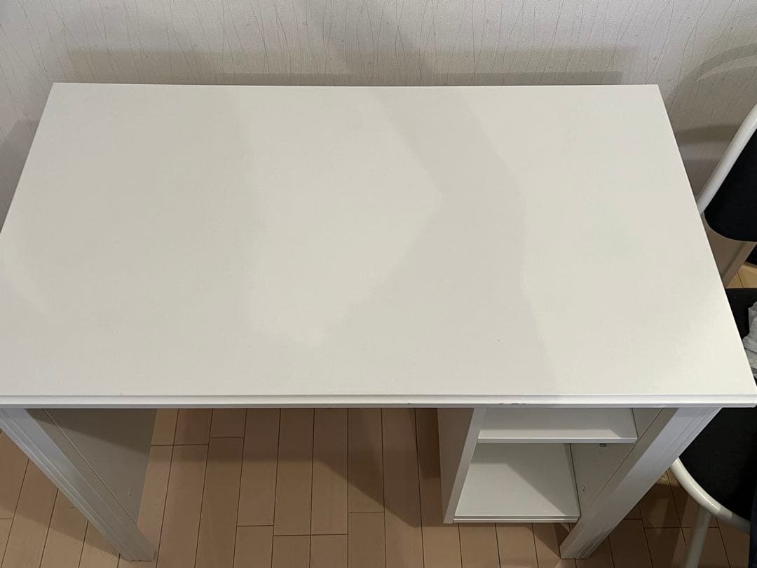 IKEA ブルサリ PCデスク 学習机 ホワイト 解体なしそのまま発送！