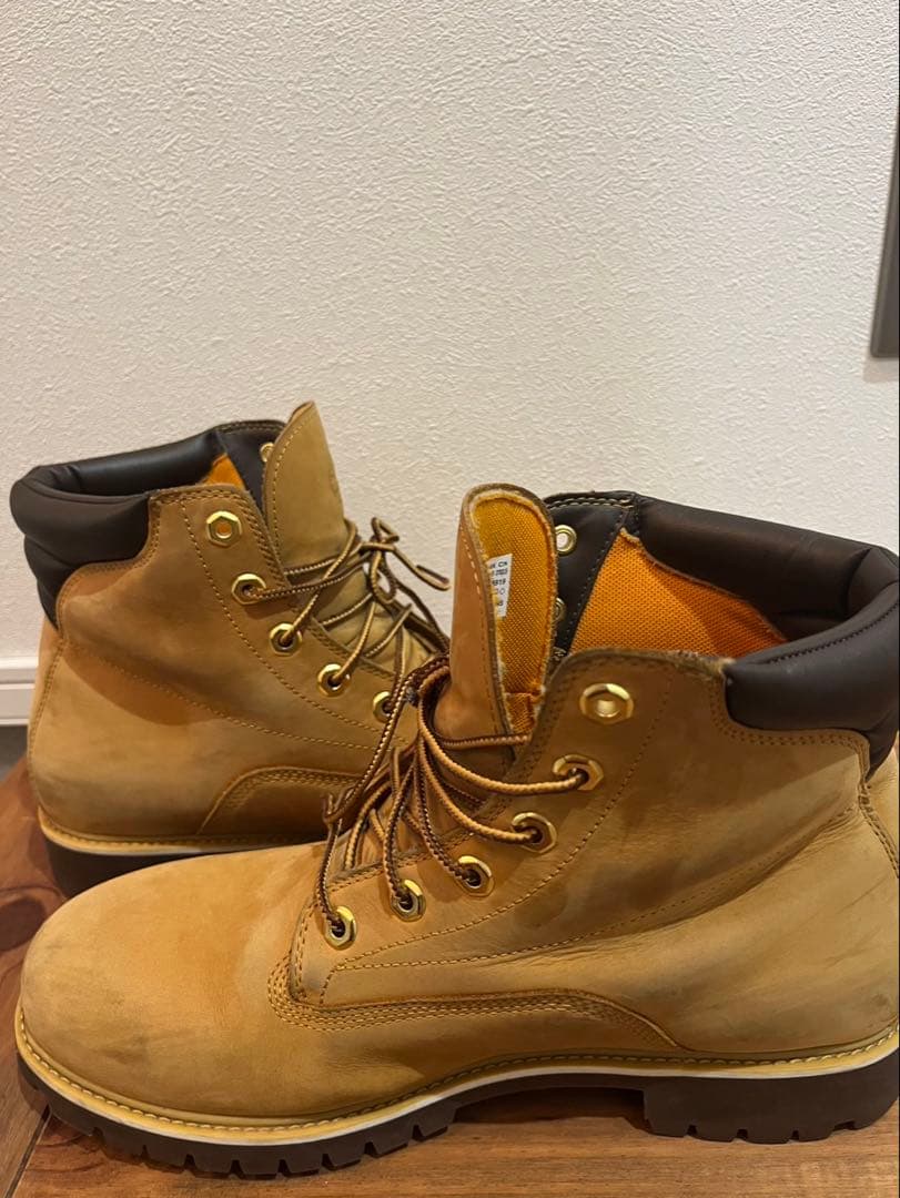 Timberland 防水スエードイエローブーツ　最終価格‼️