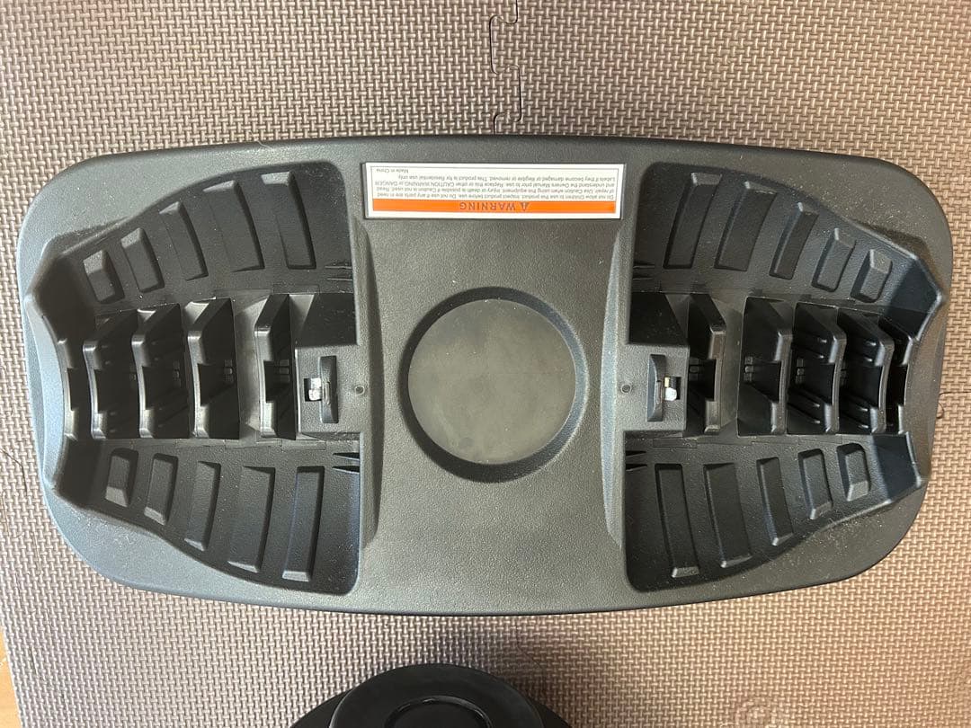 Cutee Fox トレーニングベンチ ブラック/レッド　ダンベルセット