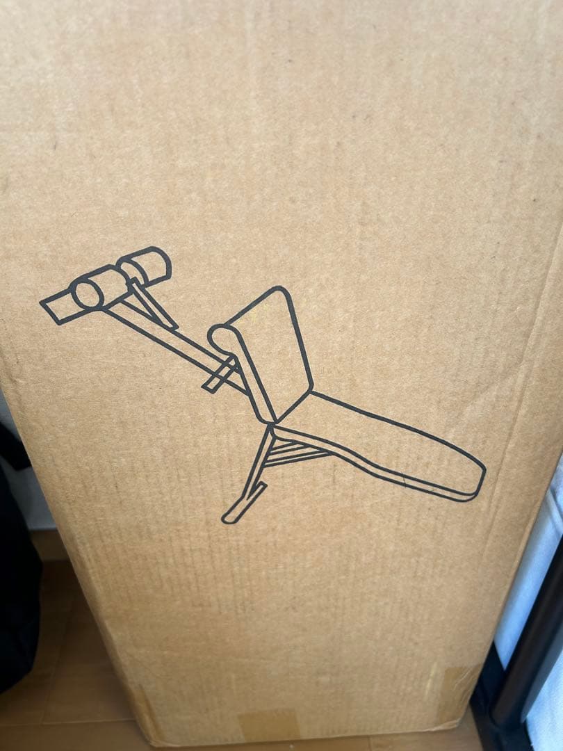 Cutee Fox トレーニングベンチ ブラック/レッド　ダンベルセット