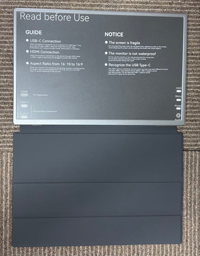 Intehill モバイルモニター 4k 13.4 インチ U13NA