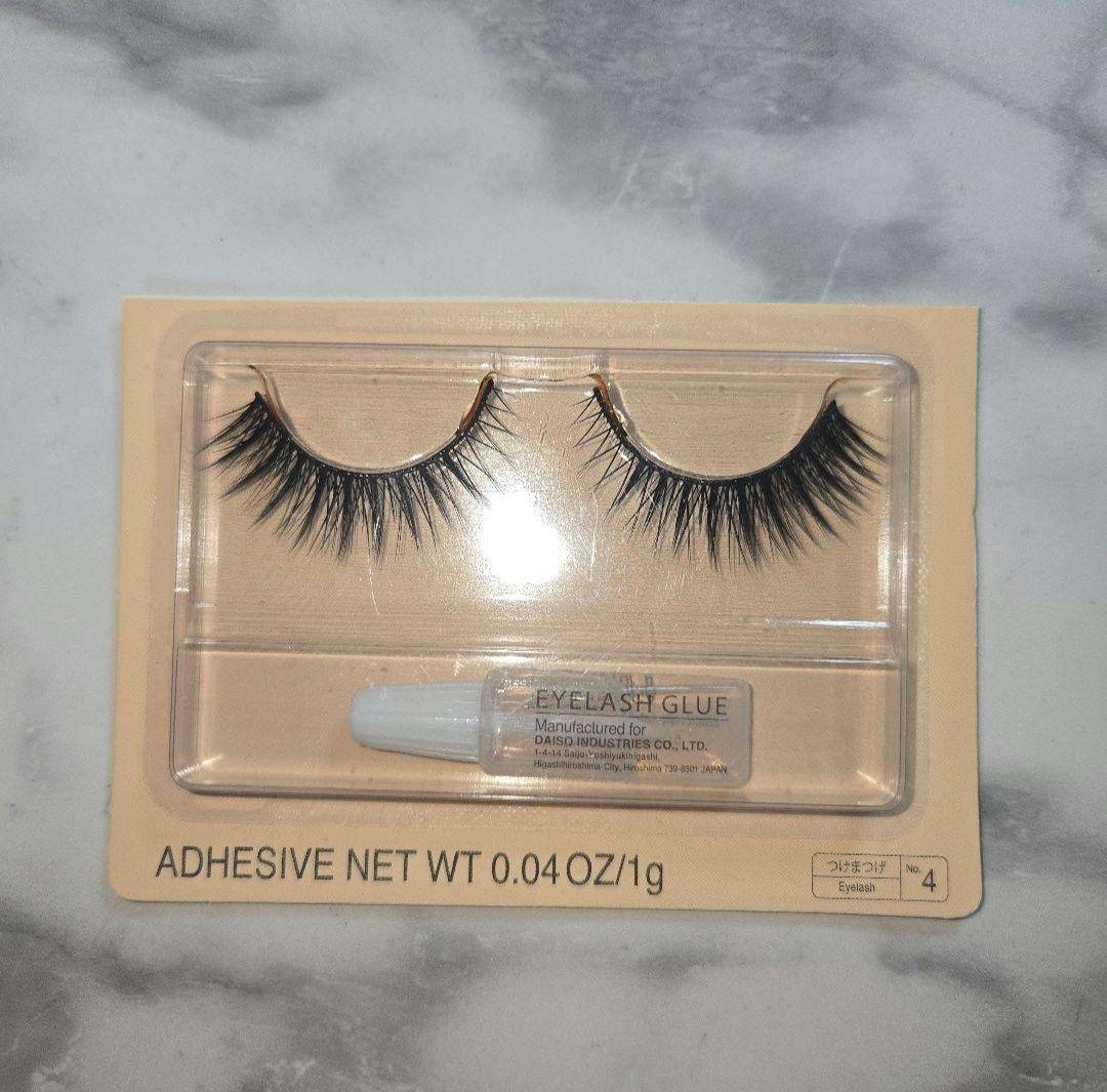ダイソー　つけまつげ　B04　タレ目ボリューム　新品　6個セット　⑥