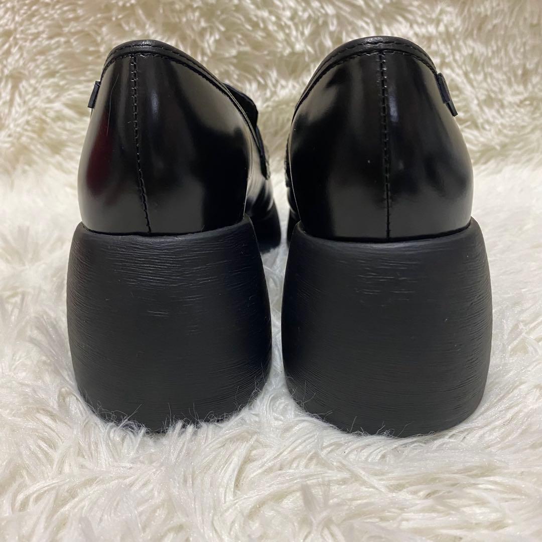 ✨美品✨CAMPER Thelma 厚底 レザー パンプス ブラック黒ローファー