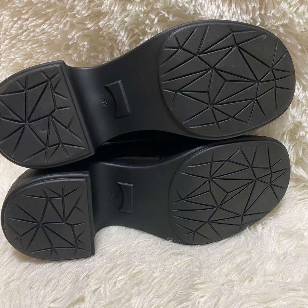 ✨美品✨CAMPER Thelma 厚底 レザー パンプス ブラック黒ローファー