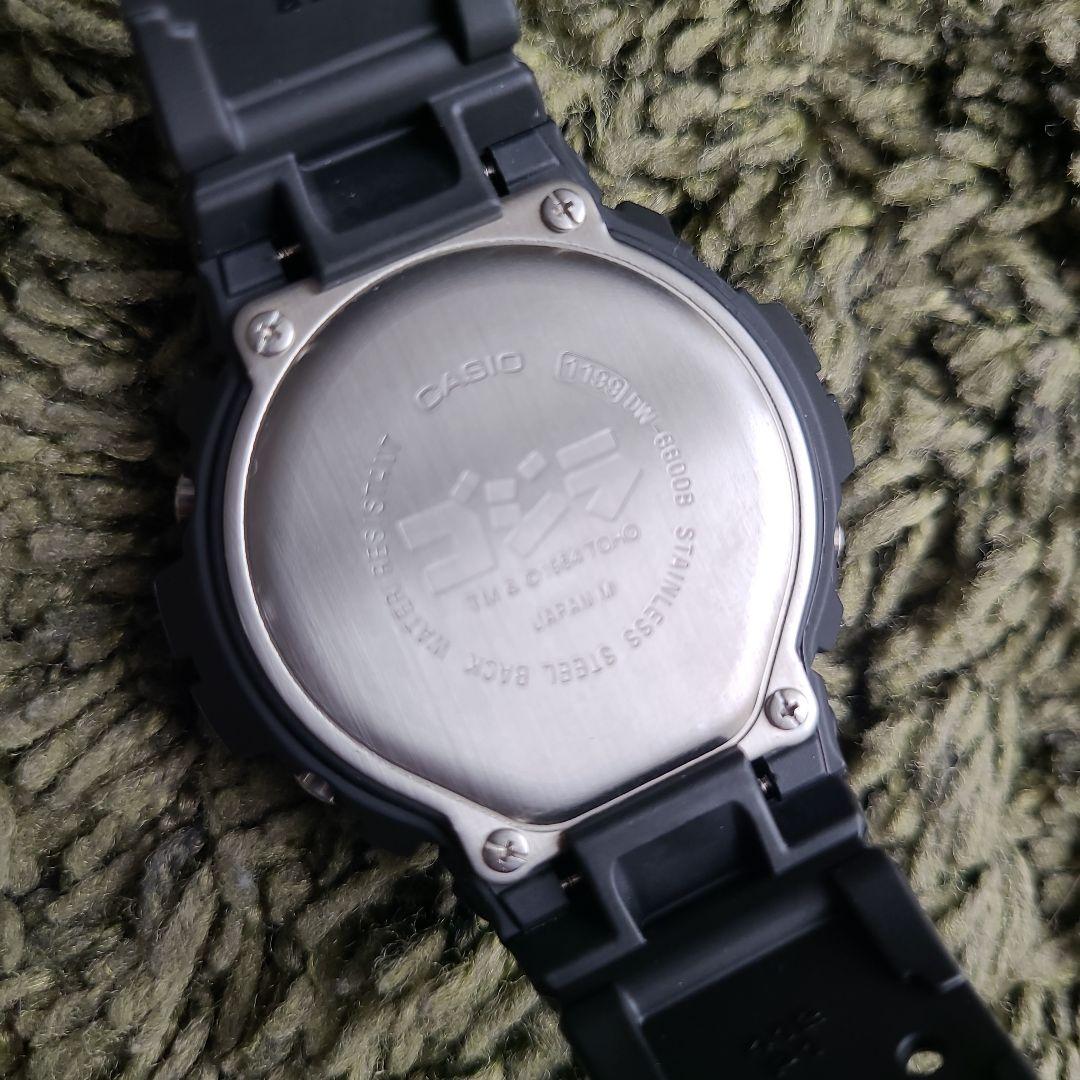 【美品】東宝 G-SHOCK ゴジラ DW-6600 GODZILLA
