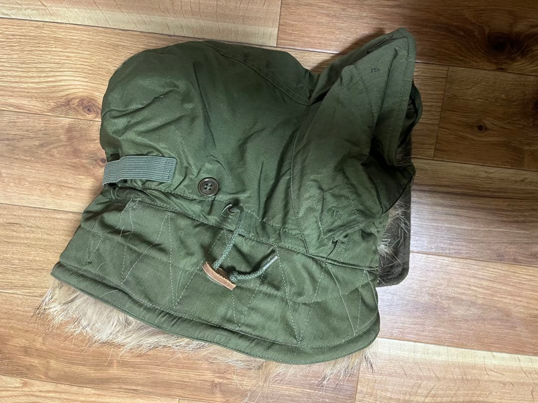 50s アメリカ軍 実物 M51 フード コヨーテファー ワイヤー付き 米軍