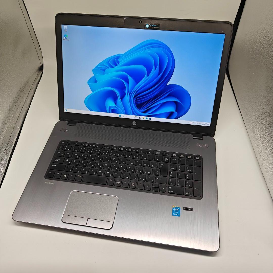 【HP】訳あり 高速i7 SSD256GB 16GB オフィス付き ノートPC