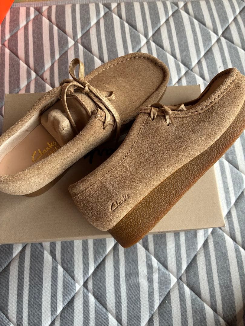 Clark WallabeeEVOS ダークサンドスエード 38