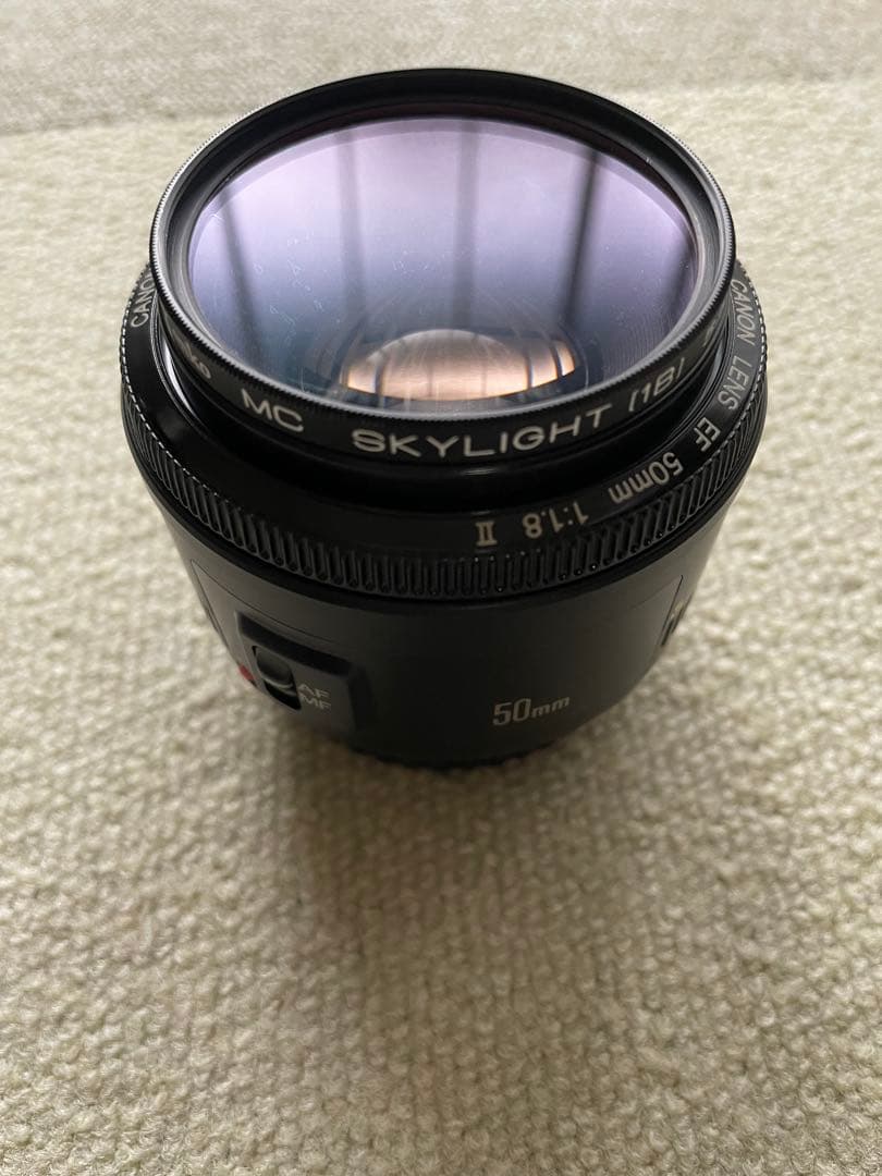 値下げ美品　キャノンCanon EF 50mm f/1.8 II レンズ　袋付き