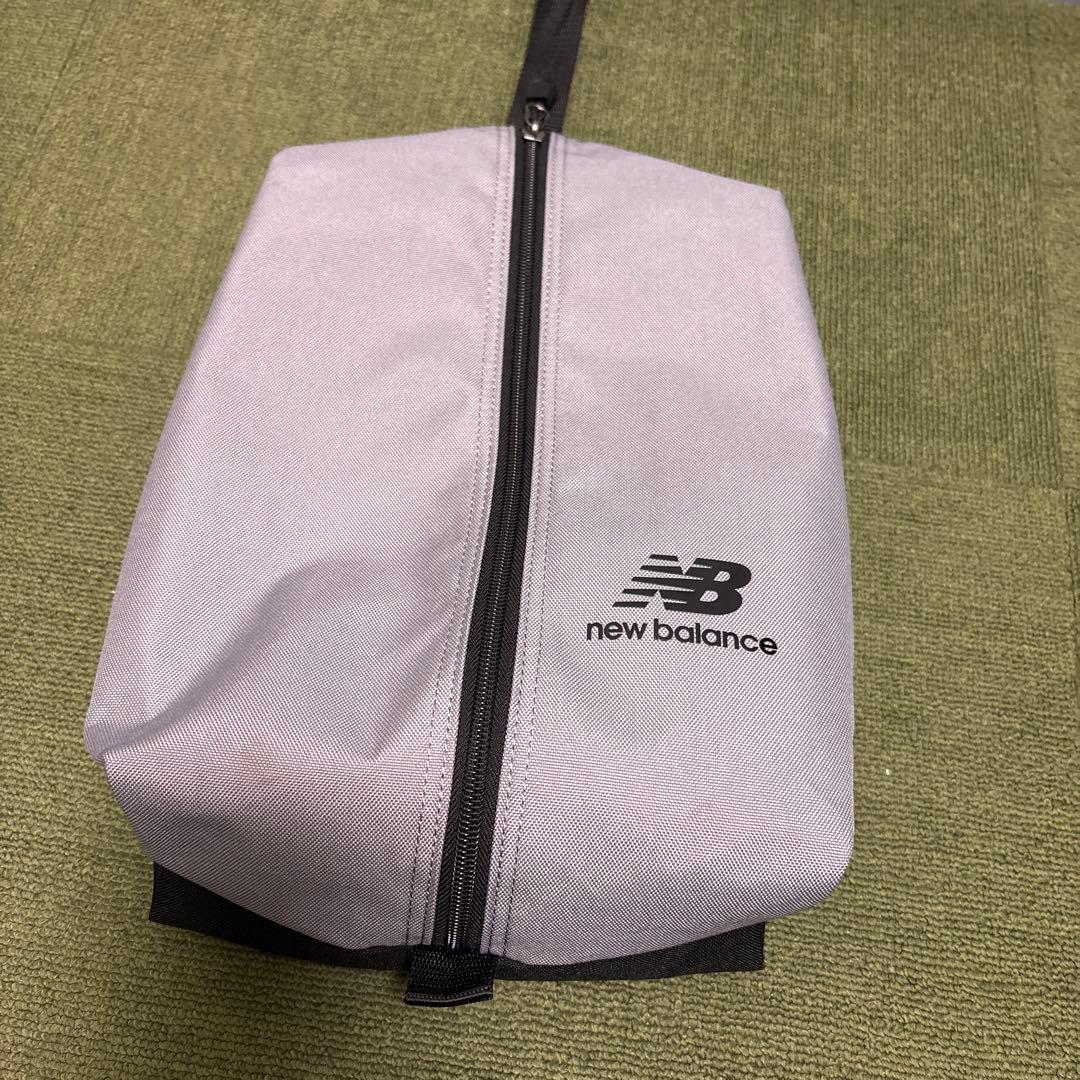 new balance キャディバッグ&シューズケース グレー